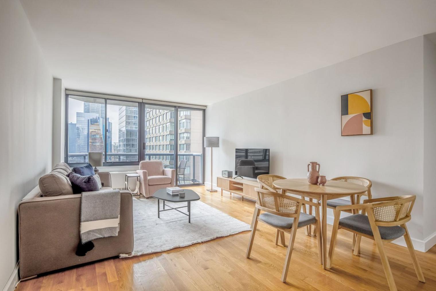 Midtown 2br W Elevator Wd Nr Entertainment Nyc-1227 Appartement New York