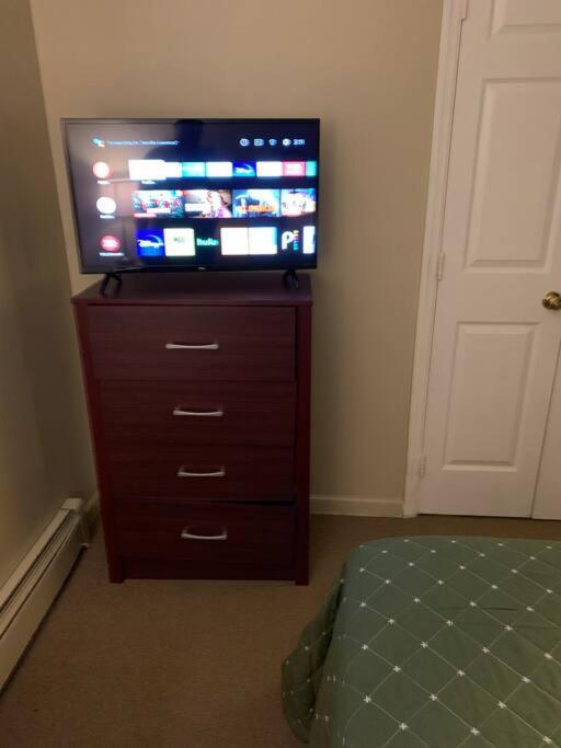Large 3-bedrooms/2-bath Apt, One Block To Train *