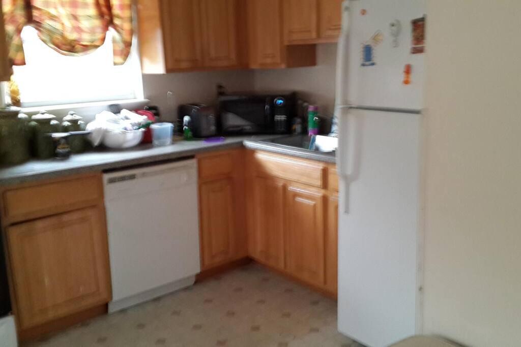 Large 3-bedrooms/2-bath Apt, One Block To Train