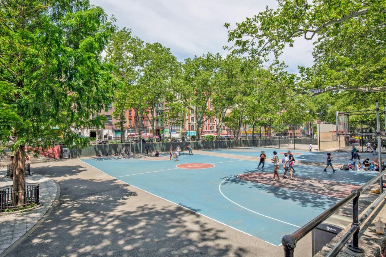 Sunlit Les 1br W Wd Nr Bd Train Nyc-865 Appartement New York
