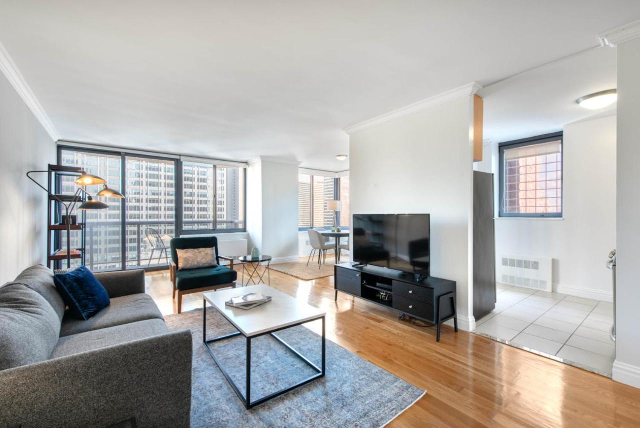 Appartement Midtown 2br W Pool Gym Roof Nr Subway Nyc-385 *