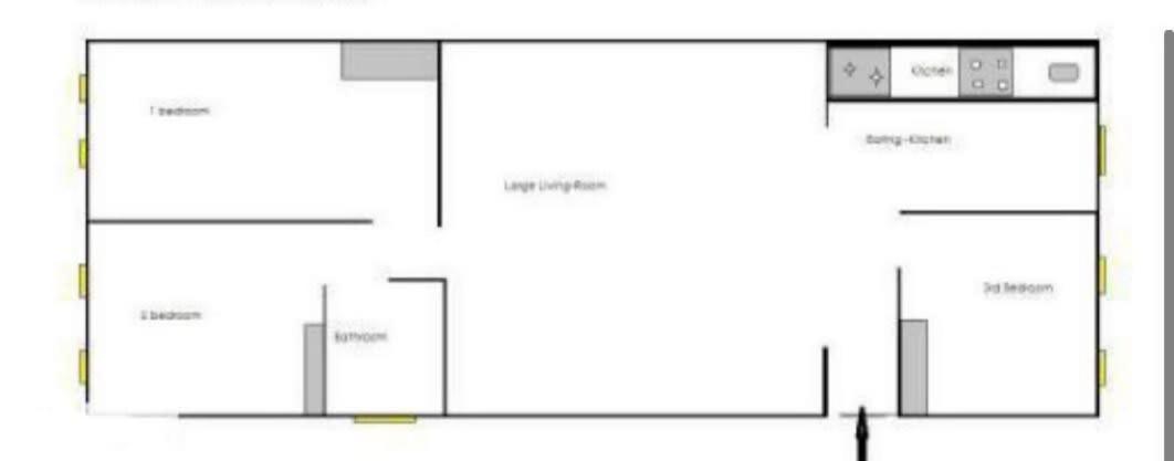 39-3 Newly Renovated 3 Bedroom Prime Midtown Sleeps 6 Appartement *