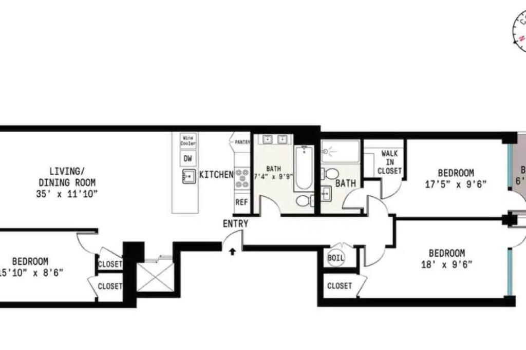 Appartamento Luxurious Soho Apartment~ 2 Bedroom 2 Bathroom New York