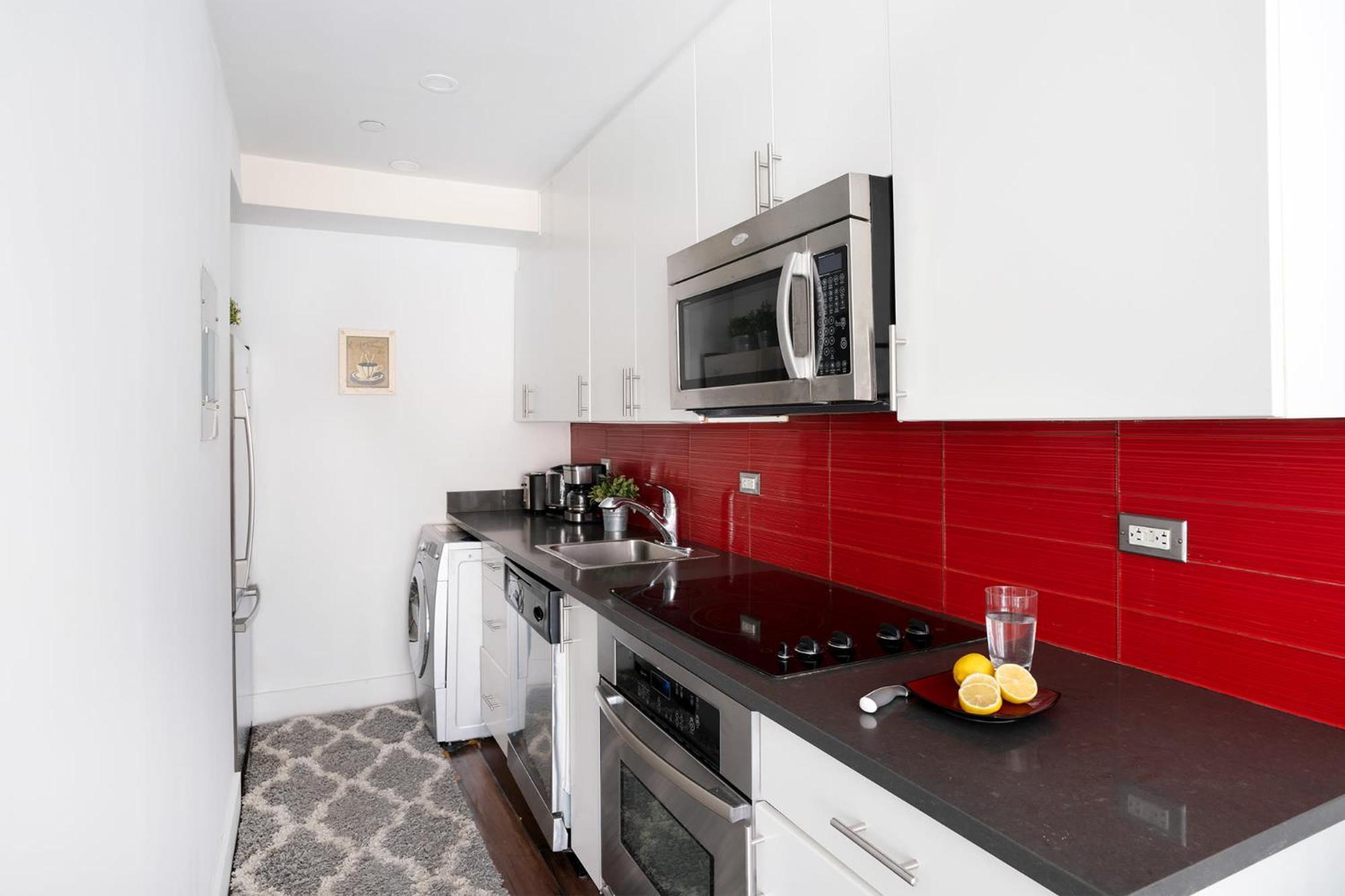 809-3a 1br Columbus Circle Elevator W D Apartamento
