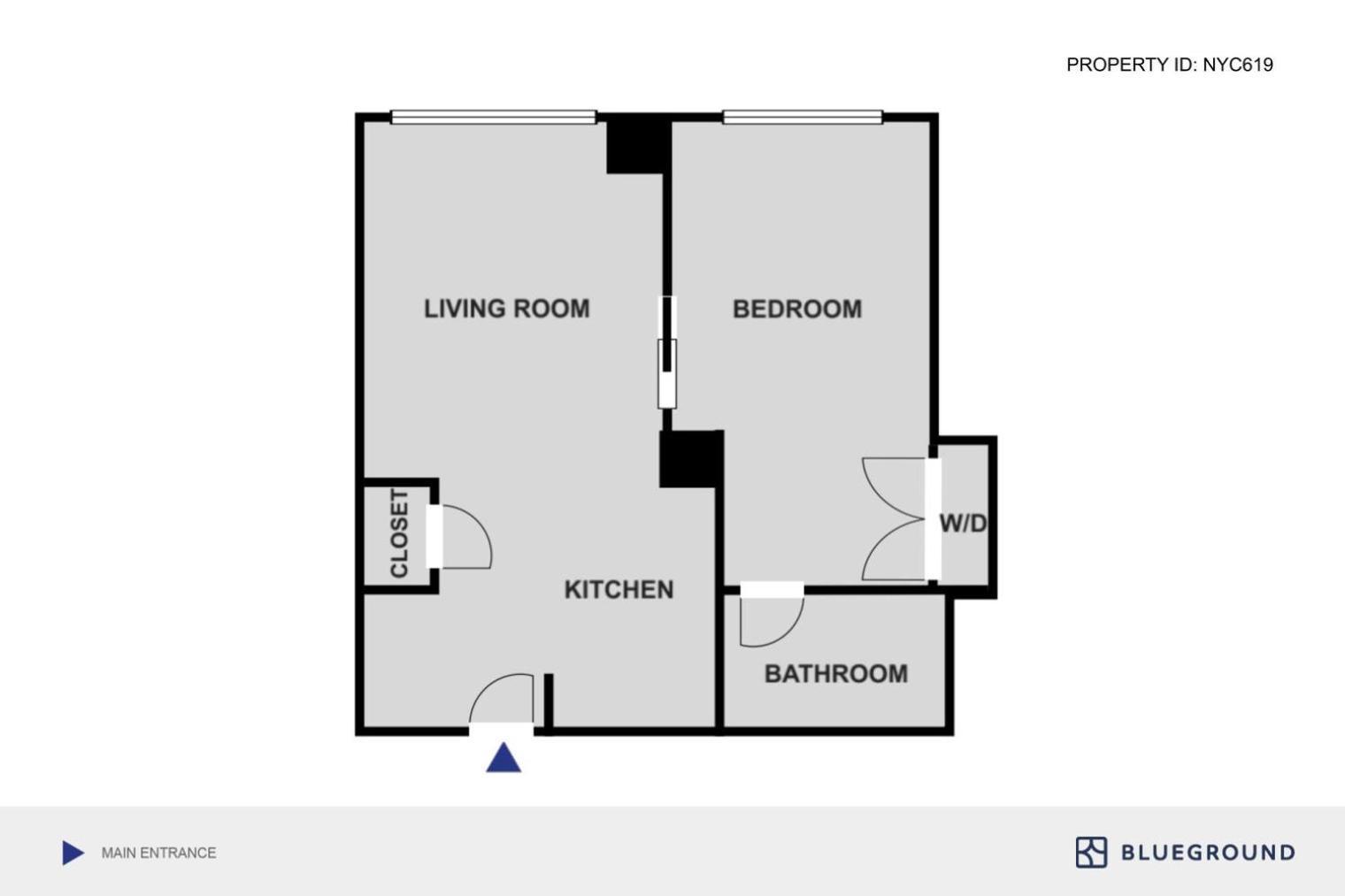 Appartement Fidi 1br W Elevator Doorman Gym Nr St Nyc-619 *