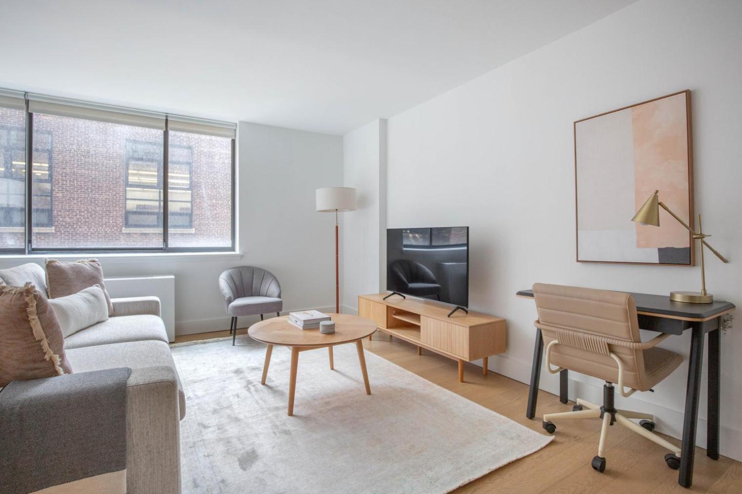 Appartamento Chelsea 1br W Doorman Lounge Nr Food Hall Nyc-1196 *