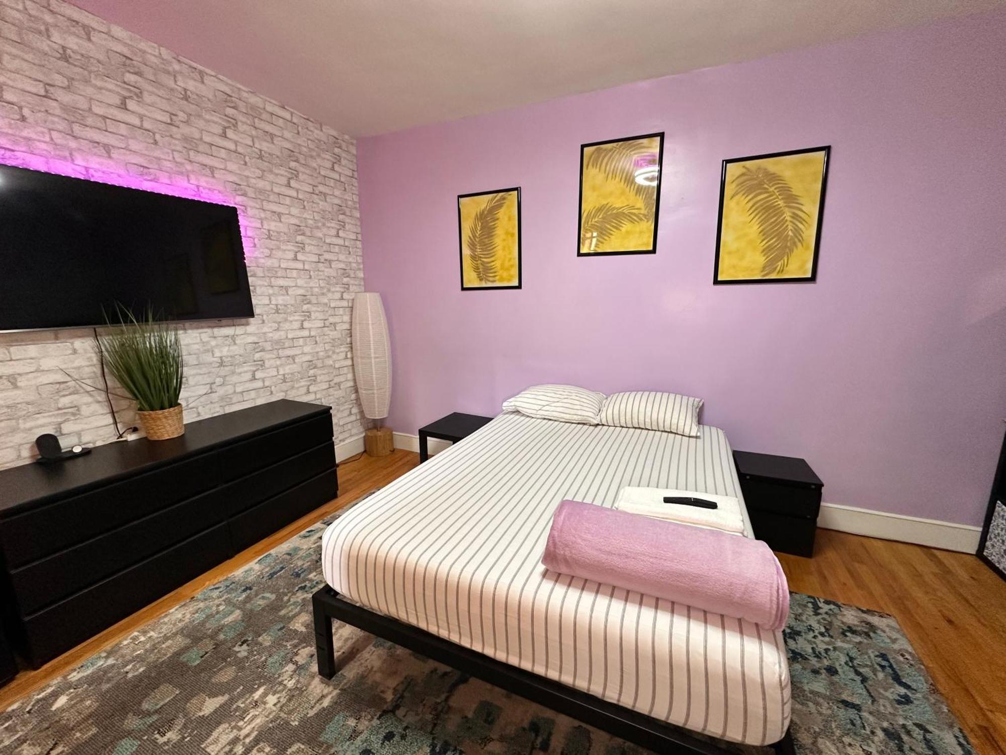 Modern Xl Queen Room Comfort & Character In Harlem Lejlighed New York