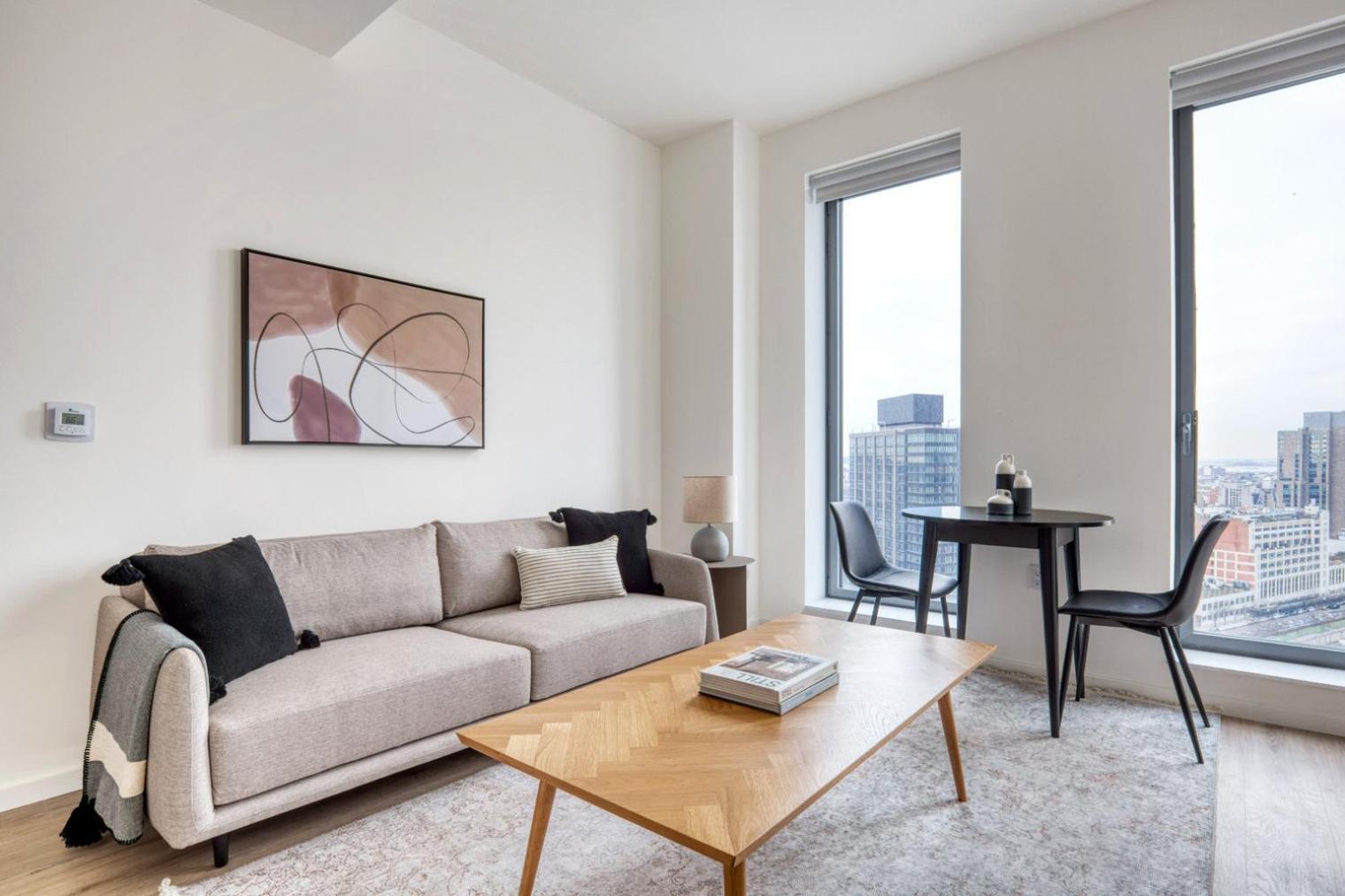 Appartement Clinton Hill 1br W Wd Gym Pool Nr Bam Nyc-972 *
