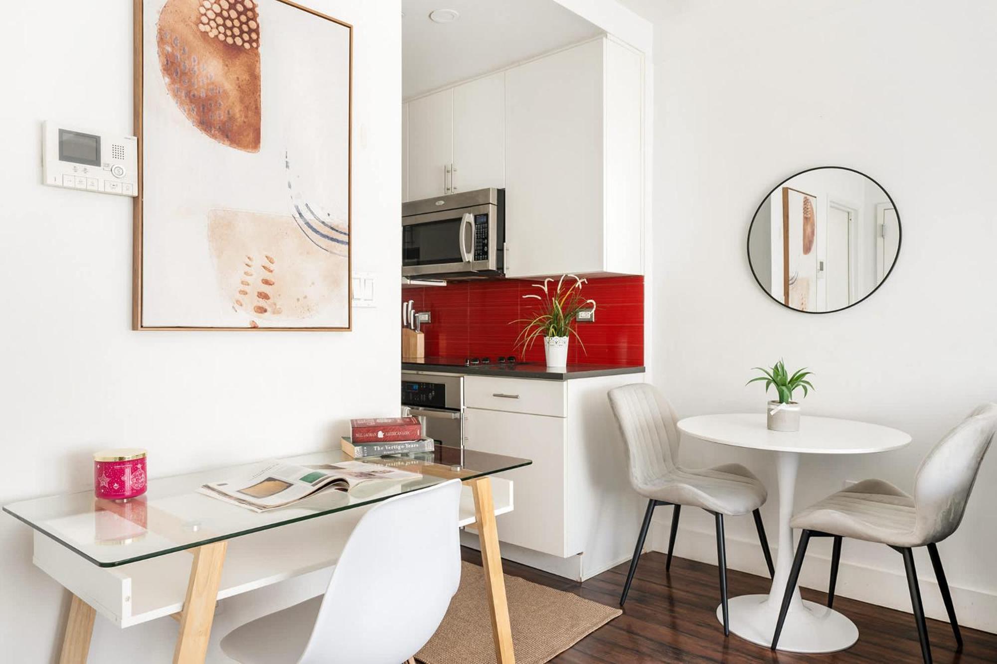 Apartamento 809-4a Columbus Circle New Bldg 1br W D