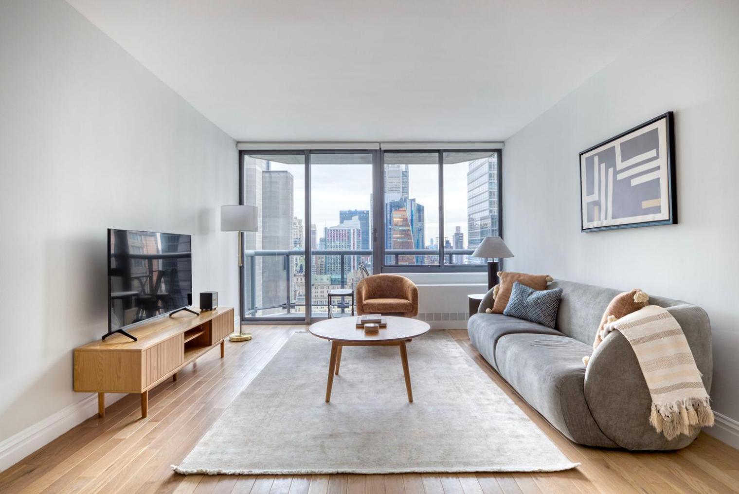 Blueground Midtown Laundry Doorman Nr Shows Nyc-1414 Appartement