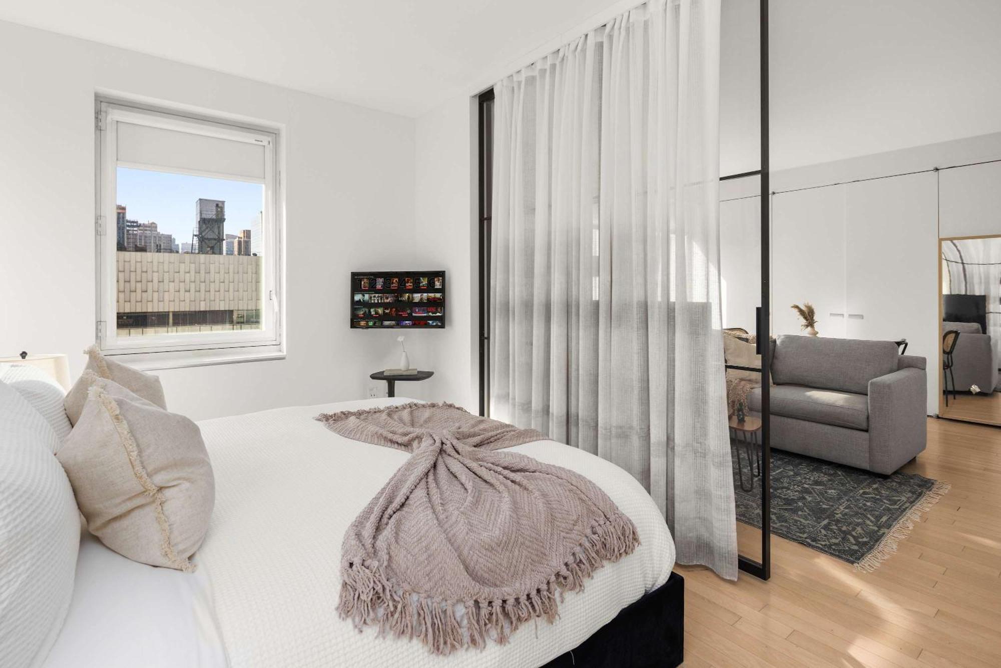 Times Square King Bed Steps To Broadway Apartamento Nova York
