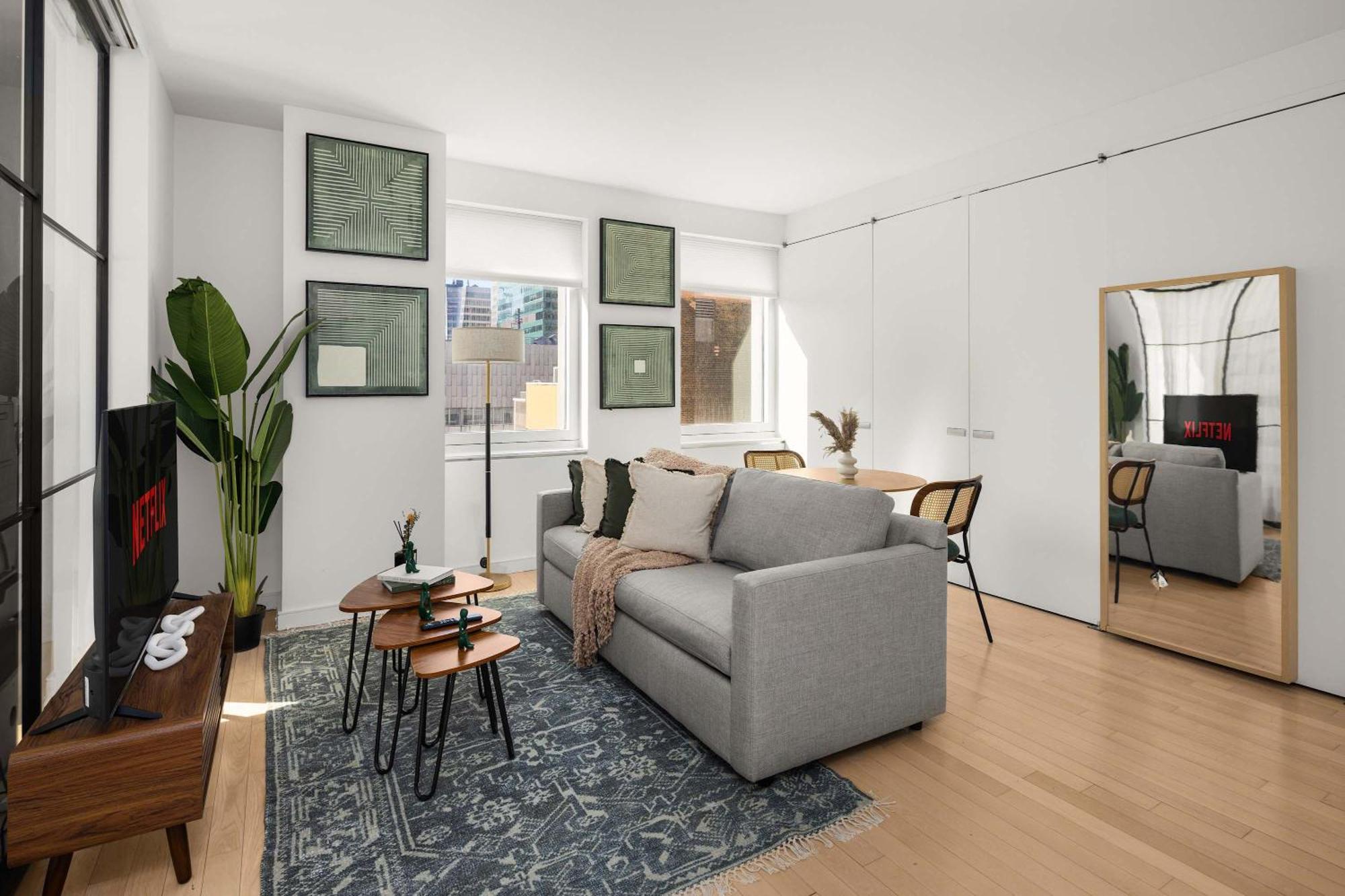 Times Square King Bed Steps To Broadway Apartamento Nova York