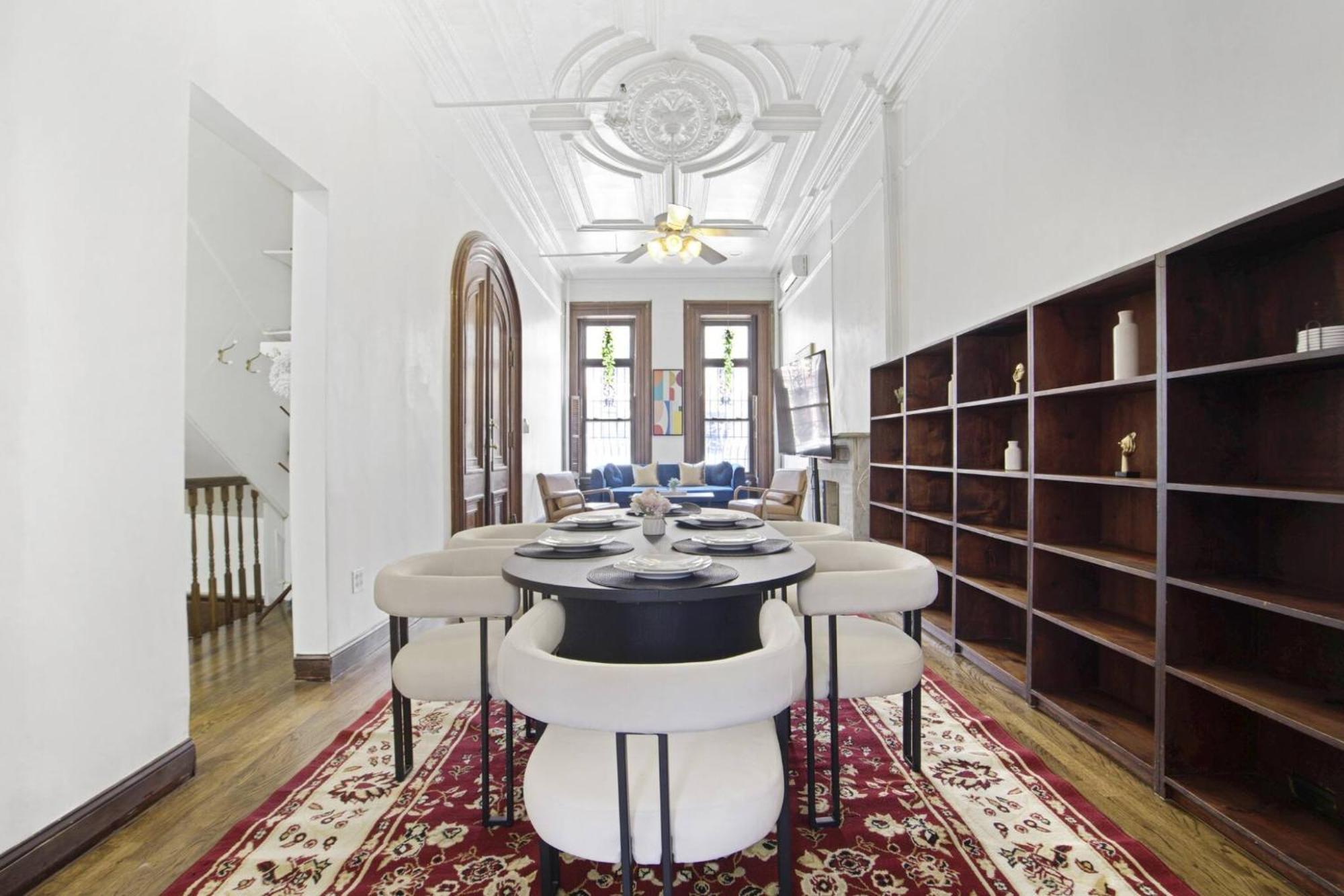 Apartamento 3br Nyc Brownstone Game Backyard Patio Nova York