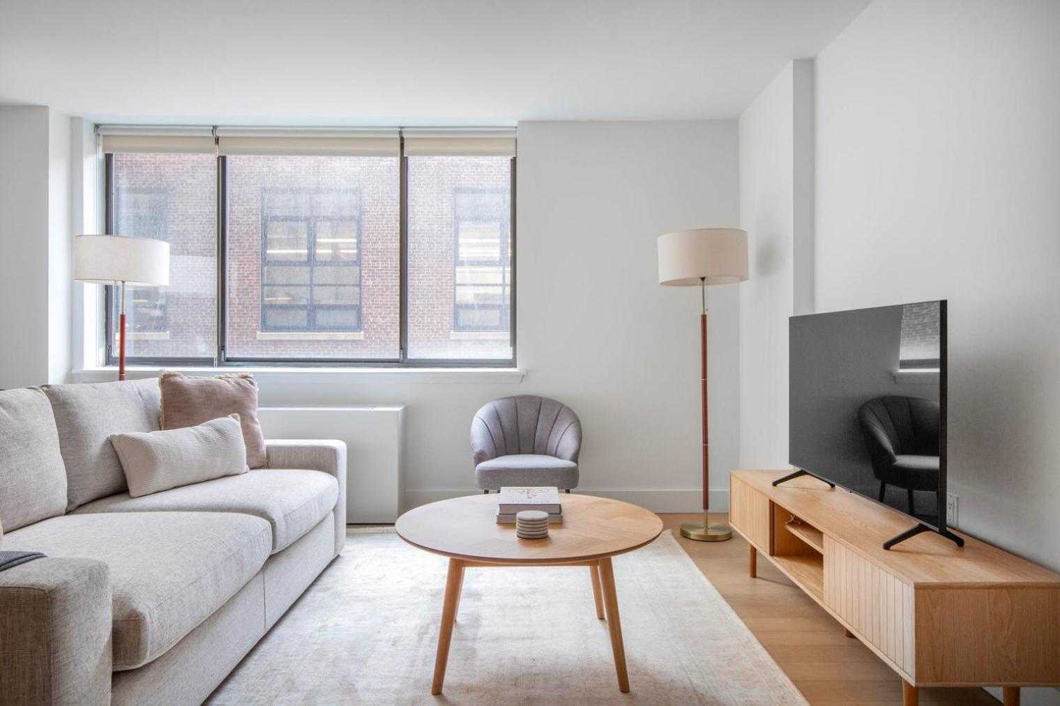 Chelsea 1br W Doorman Lounge Nr Food Hall Nyc-1196 Lejlighed *