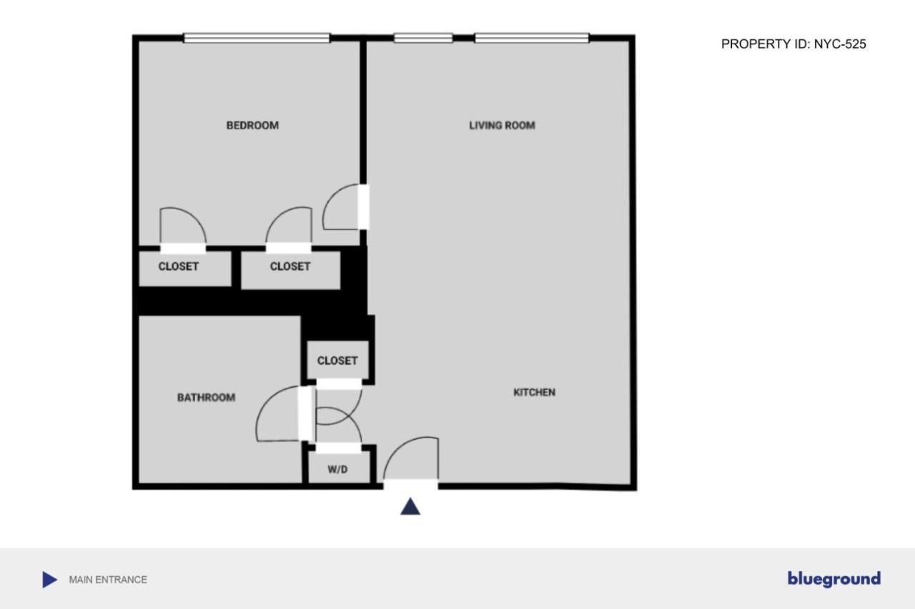 Appartement Hells Kitchen 1br W Doorman Nr Park Nyc-525