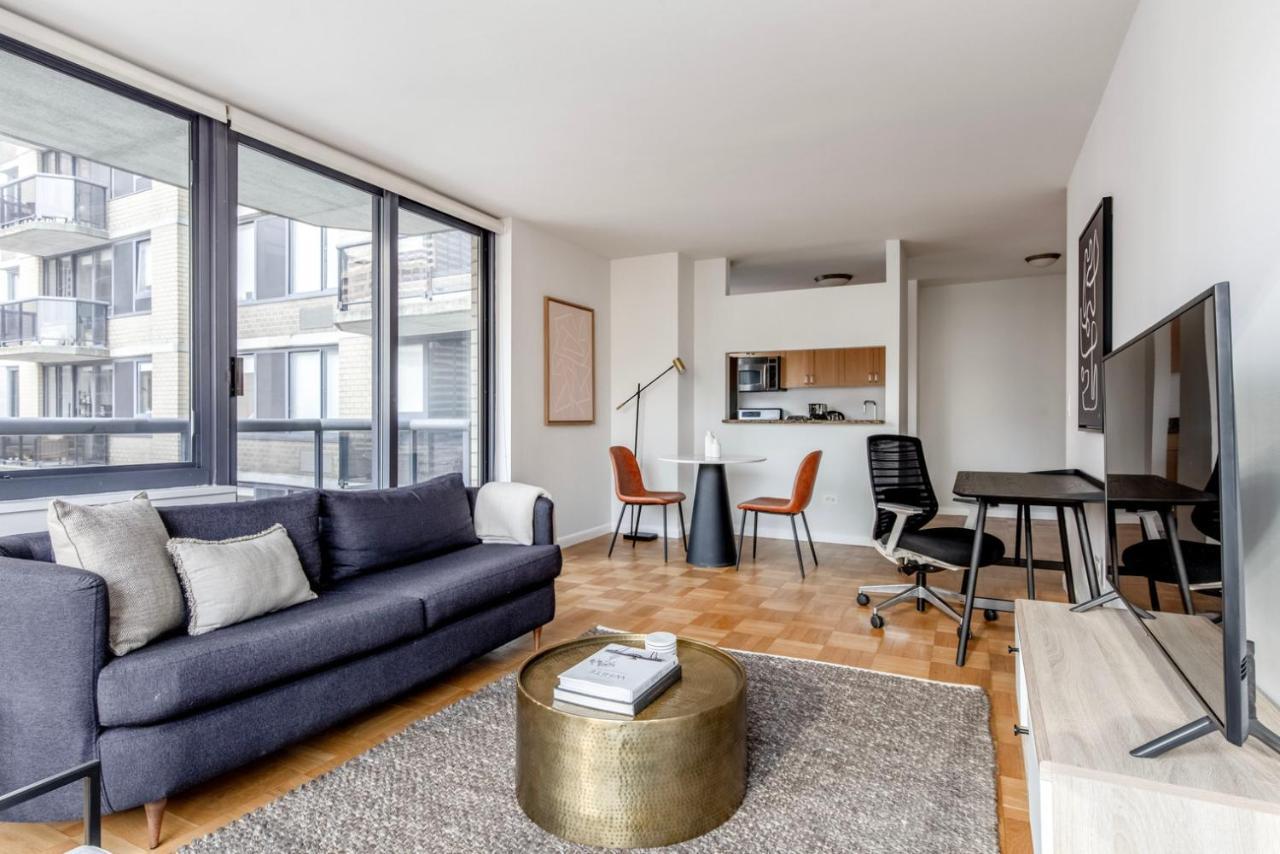 Apartamento Midtown 1br W Elevator Gym Nr Times Square Nyc-1350 Nueva York