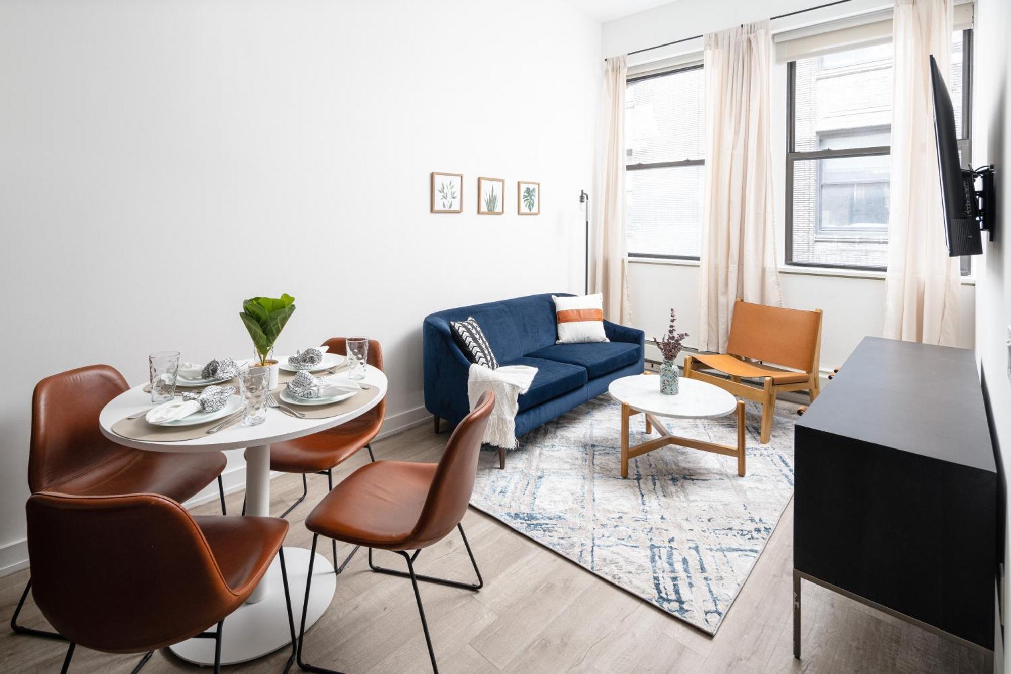 Spacious Luxury 2bd Downtown Gym W/d Doorman Nova York