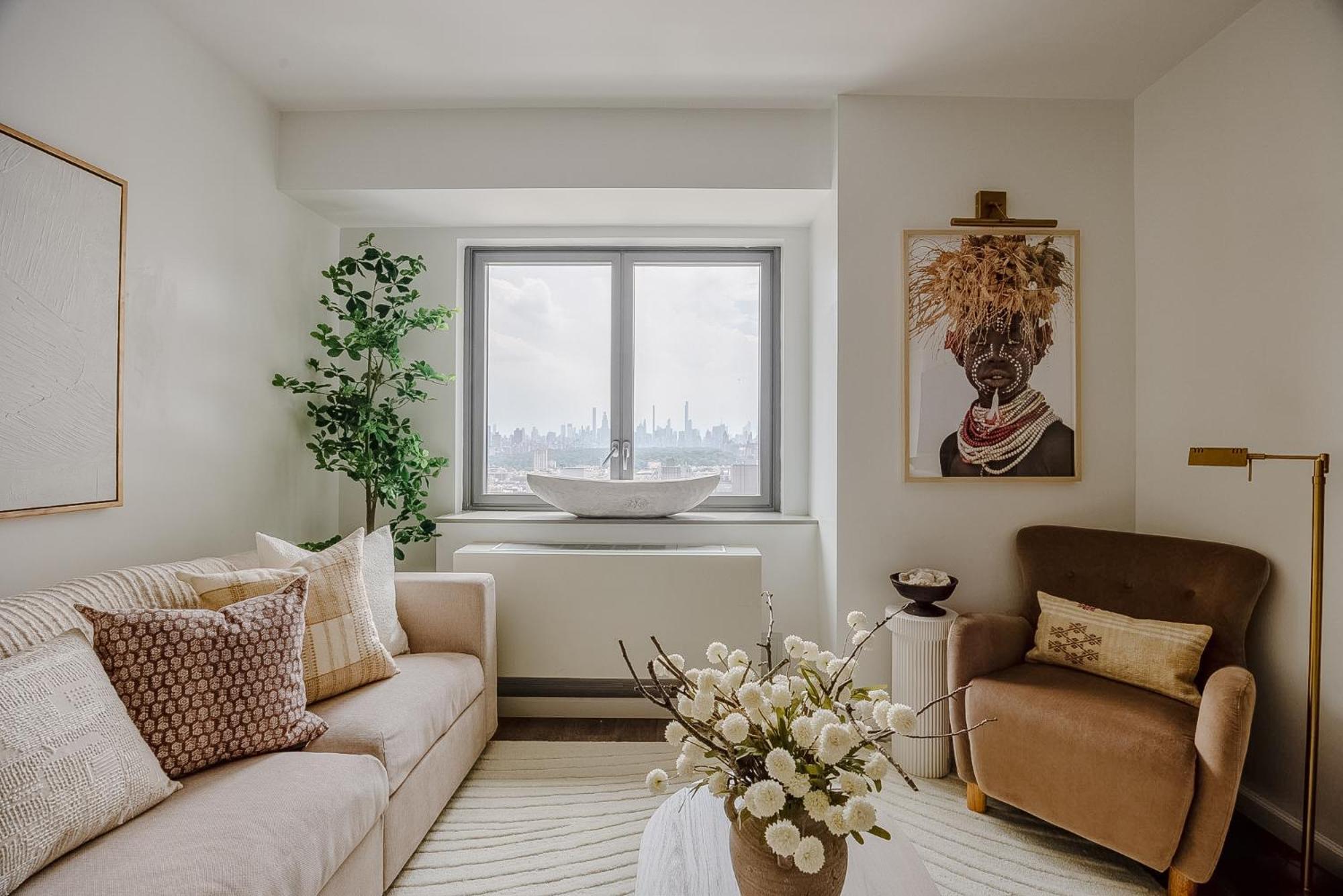 Appartement Skyline Spectacle Modern Designer Studio With Panoramic Nyc Views *