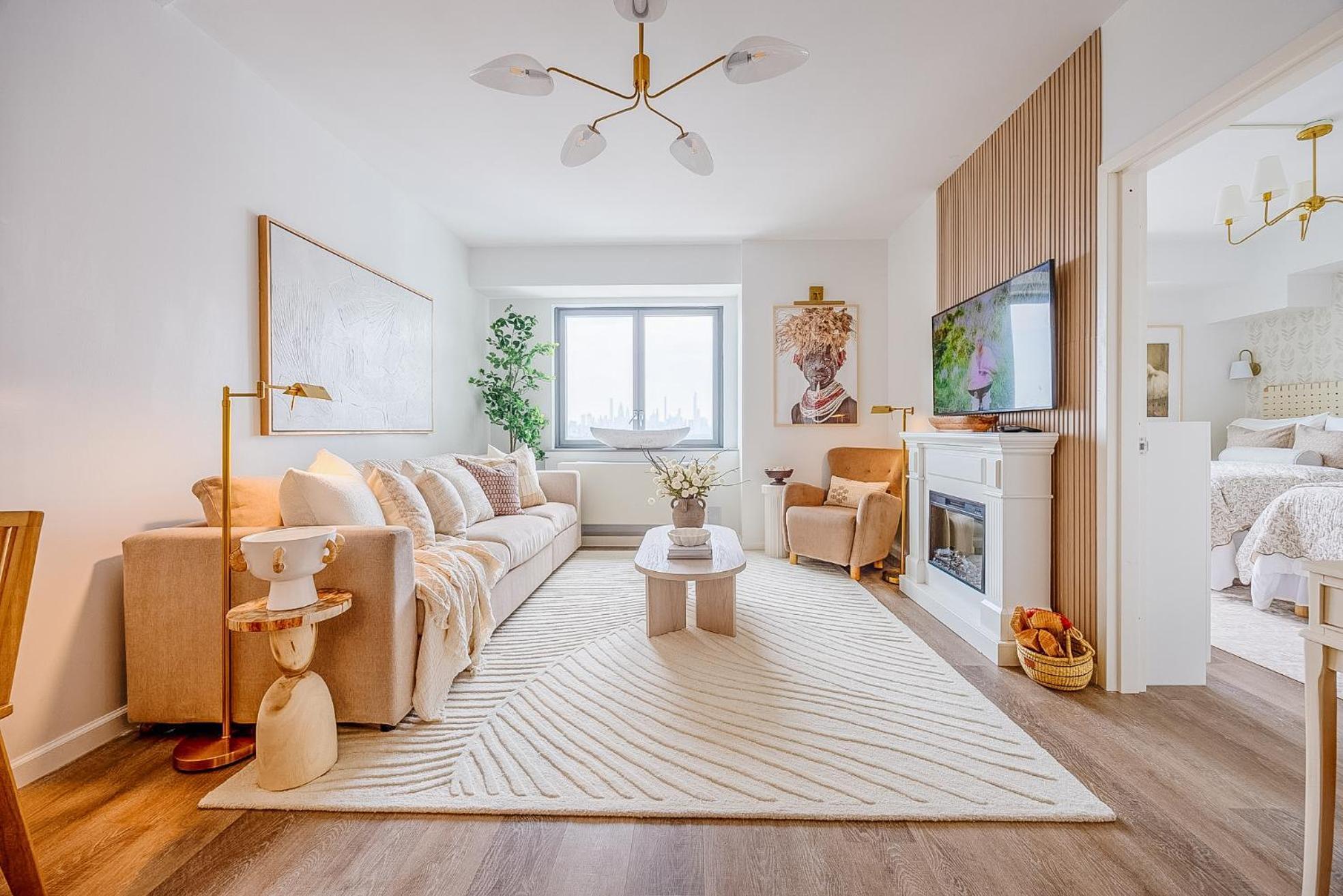 Skyline Spectacle Modern Designer Studio With Panoramic Nyc Views Appartement New York