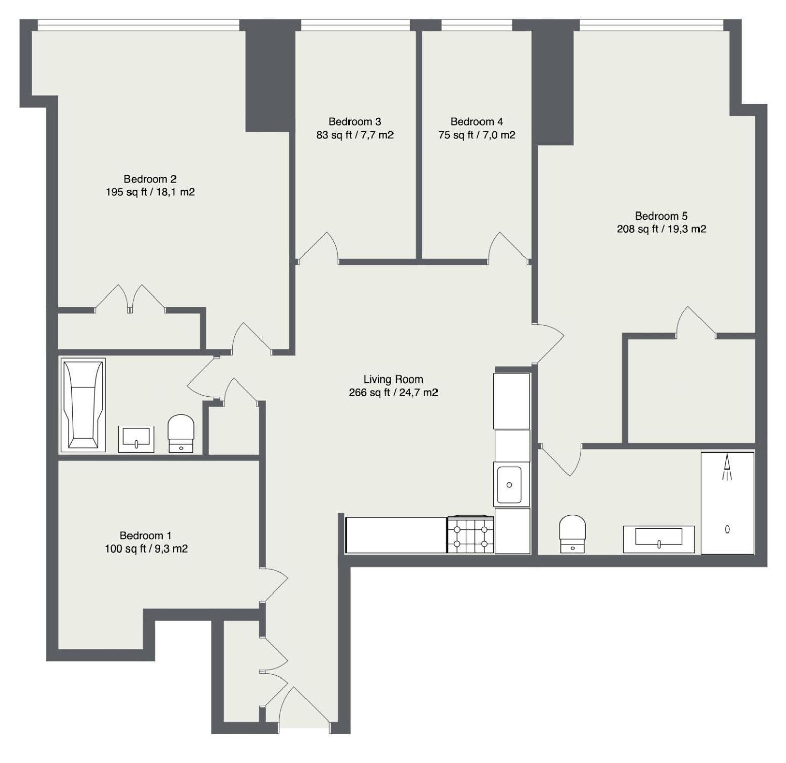 Outstanding & Bright In Midtown Manhattan Accommodatie bij particulieren