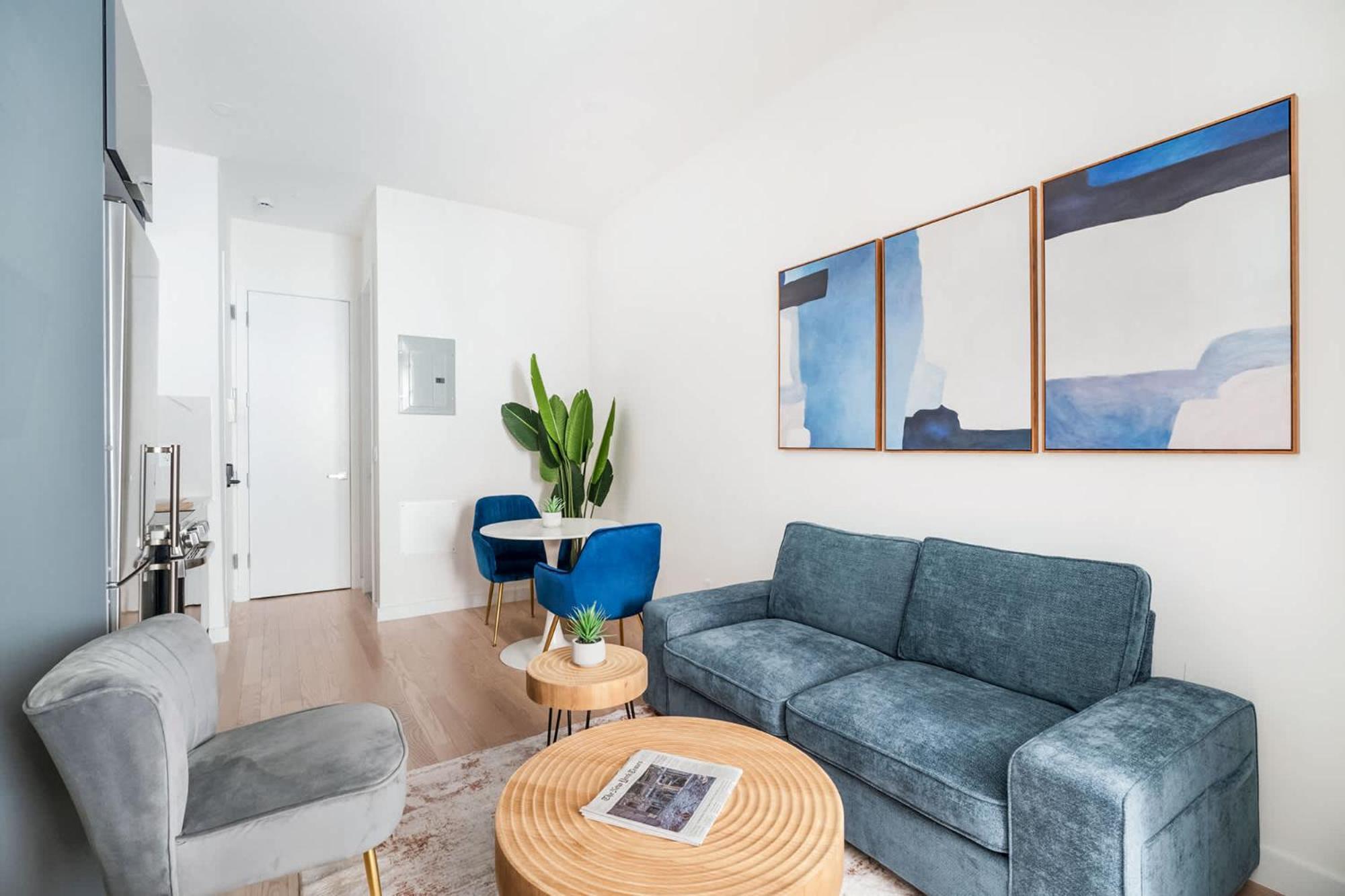 Apartamento 319-b Sleek Modern 1br W Outdoor Space Union Square Wd In Unit