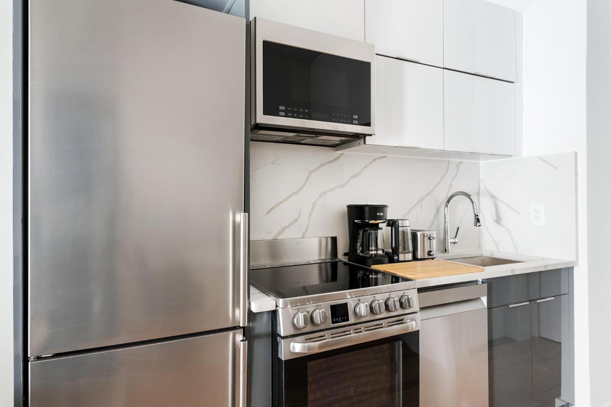 Apartamento 319-b Sleek Modern 1br W Outdoor Space Union Square Wd In Unit *