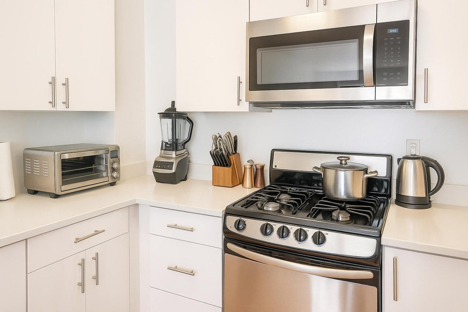 Modern Studio With Private Bathroom And Kitchen Appartamento